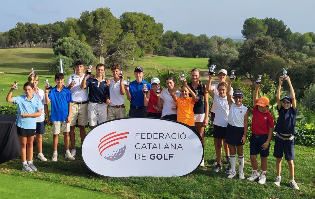 La prova ha comptat amb la participació de 80 golfistes infantils i juvenils. Foto: Golf Costa Daurada