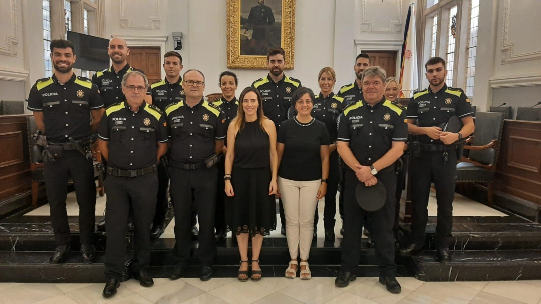 Recepció als nous agents de la Guàrdia Urbana de Reus. Foto: Cedida