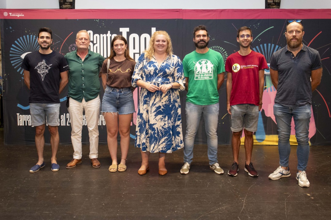 Presentació del programa de les festes de Santa Tecla. Foto: Tjerk van der Meulen