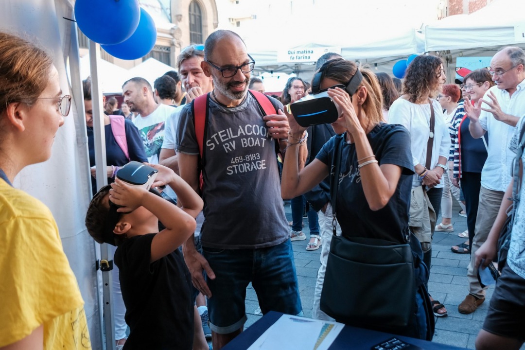 El taller benvingut a casa, iber, ha permès conèixer el món dels ibers a través de la realitat virtual. Foto: URV