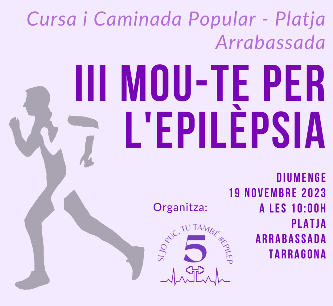 El III Mou-te per l'Epilèpsia se celebrarà el 19 de novembre.