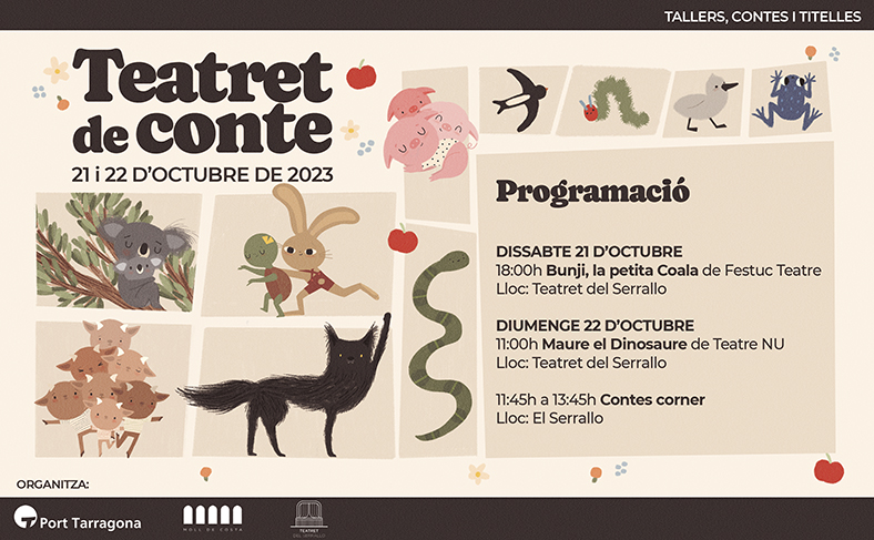 Aquest cap de setmana el Teatret del Serrallo acull la cinquena edició del cicle de contes centrat en animals