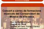 El Conservatori de Música de Vila-seca ofereix un concert aquest diumenge a Vilallonga del Camp