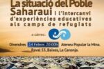 Els intercanvis educatius als camps de refugiats del Sàhara, a debat a la Canonja