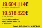 La campanya de la CUP per uns pressupostos participatius i populars arriba a dos barris més