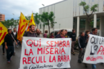 150 manifestants defensen Can Vies a Tarragona sota un fort cordó policial