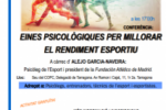 Conferència ‘Eines Psicològiques per Millorar el Rendiment Esportiu’ i Presentació Tarragona Jocs Mediterranis 2017