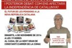 Acte d’ERC sobre el futur de les pensions a la nova República Catalana