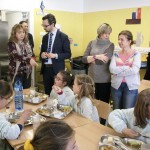 El Consell Comarcal visita el menjador de l’escola Tarragona amb motiu de l’implantació de l’alimentació ecològica