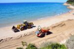 Costes regenera la sorra de la platja Punta d’en Guineu