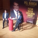 Laporta s’ofereix per millorar les relacions Barça-Nàstic en la seva visita a Tarragona