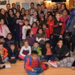Els nens del Centre Obert de Torreforta i Campclar visiten les instal·lacions del Nàstic