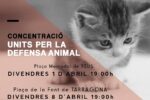 Doble concentració a Tarragona i Reus pels casos d’enverinament i segrest d’animals domèstics