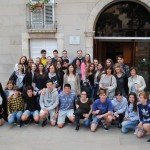Alumnes alemanys d’intercanvi visiten l’Ajuntament de Vila-seca