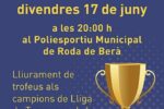 Roda de Berà acollirà la Nit dels Campions de la Federació Catalana de Futbol