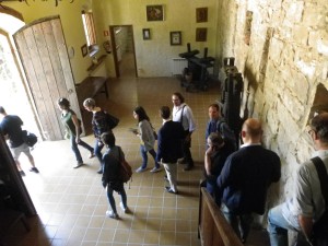 Detall de l'nterior del castell de Milmanda. Foto: Romà Rofes / Tarragona21.cat