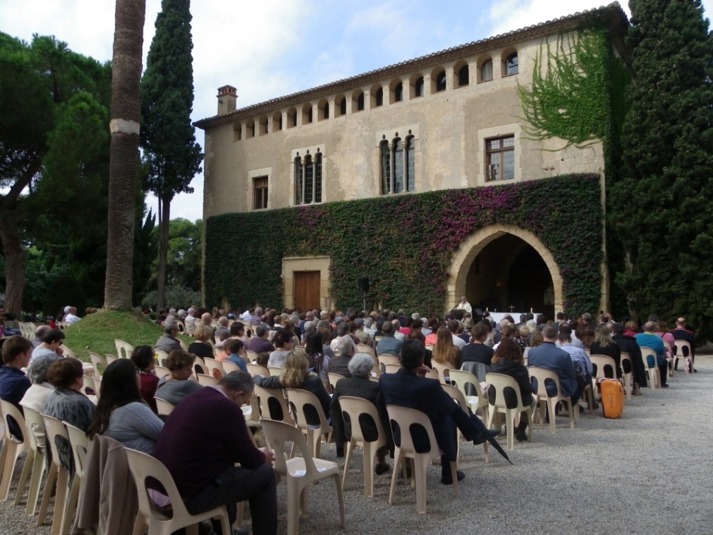 Un moment de la missa en honor a Sant Bernat Calvó. Foto: Romà Rofes / Tarragona21.cat