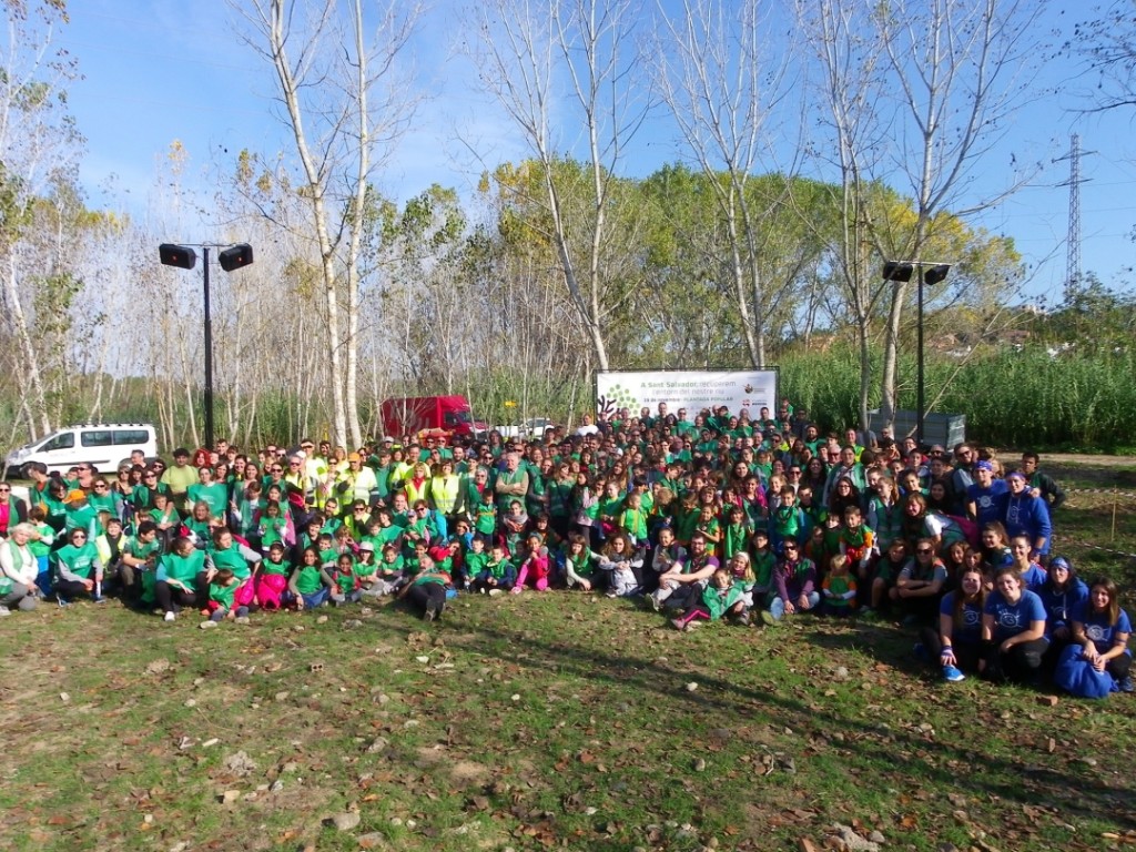 Imatge de la plantada popular. Foto: Romà Rofes / Tarragona21.cat