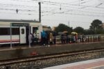 La tempesta provoca un tall ferroviari, desprendiments i talls de llum