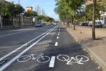 Reus posa en funcionament el nou carril bici de l’avinguda de Falset