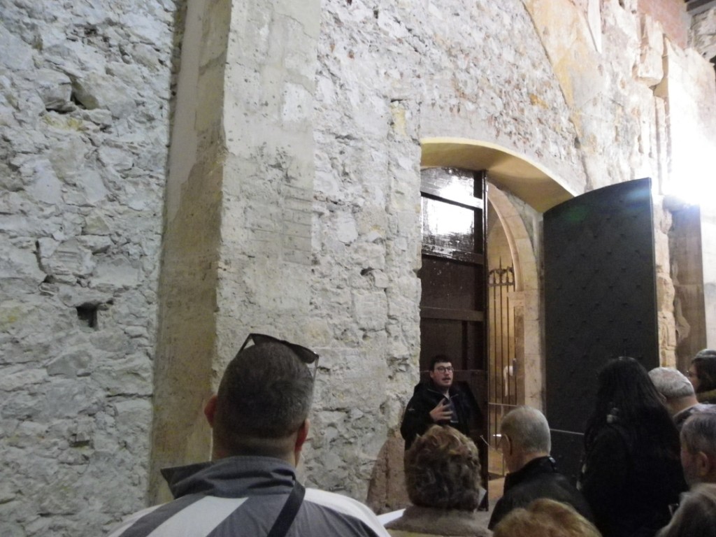Visita guiada a l'exedra romana de la Catedral. Foto: Romà Rofes / Tarragona21.cat