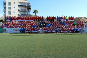 Imatge de la presentació dels equips de l'UD Salou. Foto: Cedida