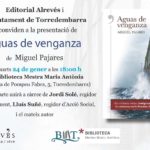 Miguel Pajares presenta la seva novel·la ‘Aguas de venganza’, a la Biblioteca Mestra Maria Antònia