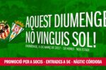 El Nàstic vol la millor entrada contra el Córdoba