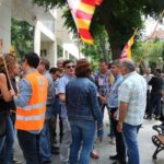 Un centenar de treballadors d’Endesa a Tarragona protesten per un acomiadament