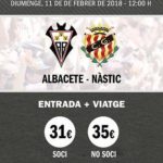 El Nàstic organitza caravana grana per anar a Albacete
