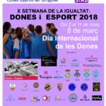 El Consell Esportiu obre la convocatòria per la ‘Setmana Igualtat: Dones i Esport 2018’
