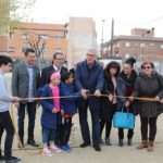 L’alcalde inaugura l’ampliació del pati per a infants de l’Escola Torreforta