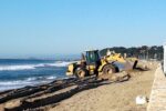 Altafulla comença els treballs d’anivellament de la sorra a la platja de cara a la Setmana Santa