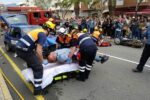 Simulen un accident de trànsit a l’Hospitalet de l’Infant