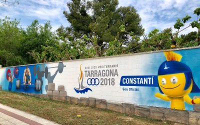 Constantí llueix murals dels Jocs Mediterranis Tarragona 2018