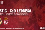 Poc més de 700 entrades disponibles per al Nàstic-Cultural Leonesa