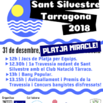 La Platja del Miracle acollirà per primer cop el 34è Bany de Sant Silvestre de Tarragona