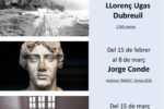 Llorenç Ugas, Jorge Conde i Ro Caminal protagonitzen el Cicle d’hivern d’art contemporani del Centre de Lectura