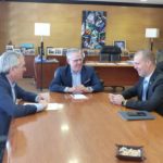 L’alcalde Pere Granados rep la visita del nou president de l’autoritat portuària de Tarragona, Josep Maria Cruset