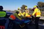 Un accident múltiple amb tres ferits talla l’AP-7 a Vandellòs en sentit sud