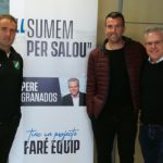 Els exjugadors de futbol Felip Ortiz i Manolo Martínez donen suport a la candidatura de Pere Granados