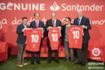 El Nàstic participa en la presentación de la 3ª temporada de LaLiga Genuine Santander