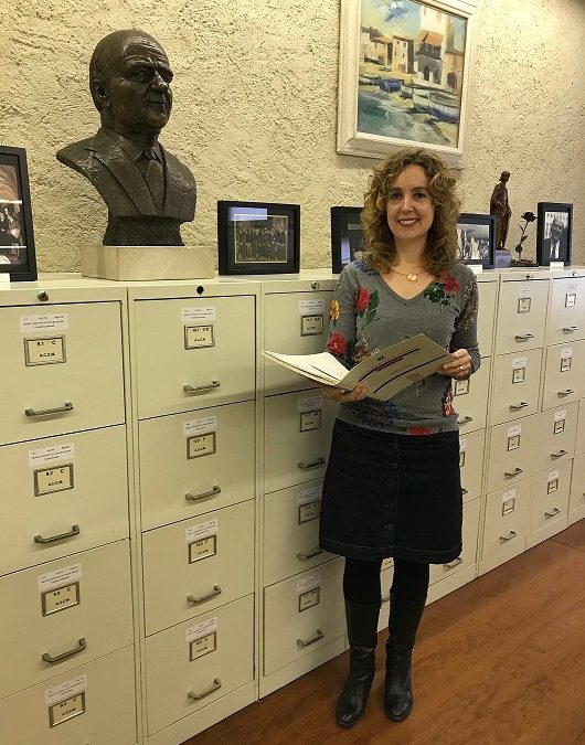 Núria Gavarró, l’encarregada de fer accessible al públic els dos milions de pàgines de l’arxiu Tarradellas