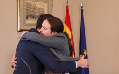 Sánchez i Iglesias signen un preacord de govern de coalició en només 48 hores