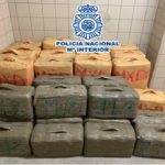 Tres detinguts i 1.340 quilos d’haixix comissats dins d’una furgoneta al peatge de Vila-seca