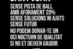 L’oci nocturn de Tarragona esclata contra la Generalitat i tanca portes per Sant Joan