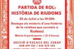 El CERAP organitza una pattida de rol per conèixer la història de Riudoms