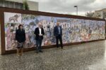 La història de la Canonja en un mural gegant de Pilarín Bayés