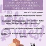 Creixell configura el programa d’actes pel Dia Internacional per a l’Eliminació de la violència envers les Dones