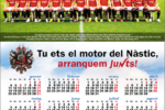 Els socis rebran gratuïtament el calendari del Nàstic 2021